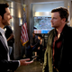 Lucifer (Tom Ellis) and Marcus Pierce (Tom Welling) on the season three premiere of Lucifer. Image: Fox